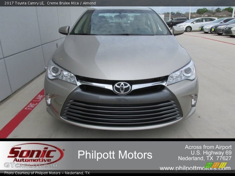 Creme Brulee Mica / Almond 2017 Toyota Camry LE