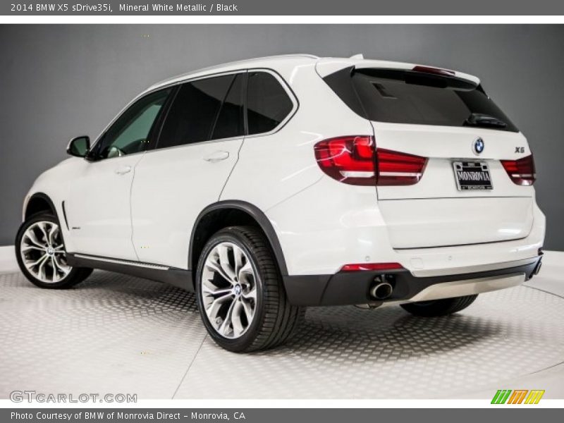 Mineral White Metallic / Black 2014 BMW X5 sDrive35i