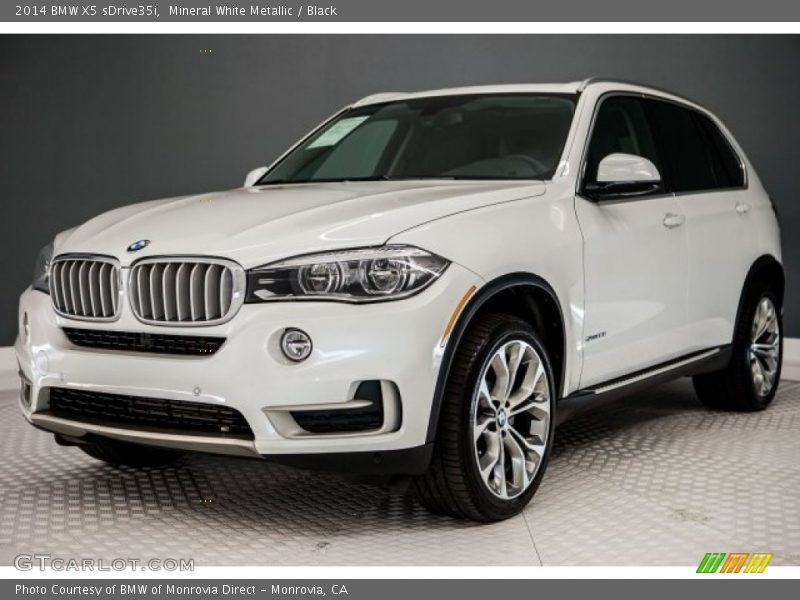Mineral White Metallic / Black 2014 BMW X5 sDrive35i