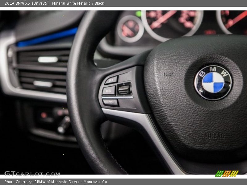 Mineral White Metallic / Black 2014 BMW X5 sDrive35i