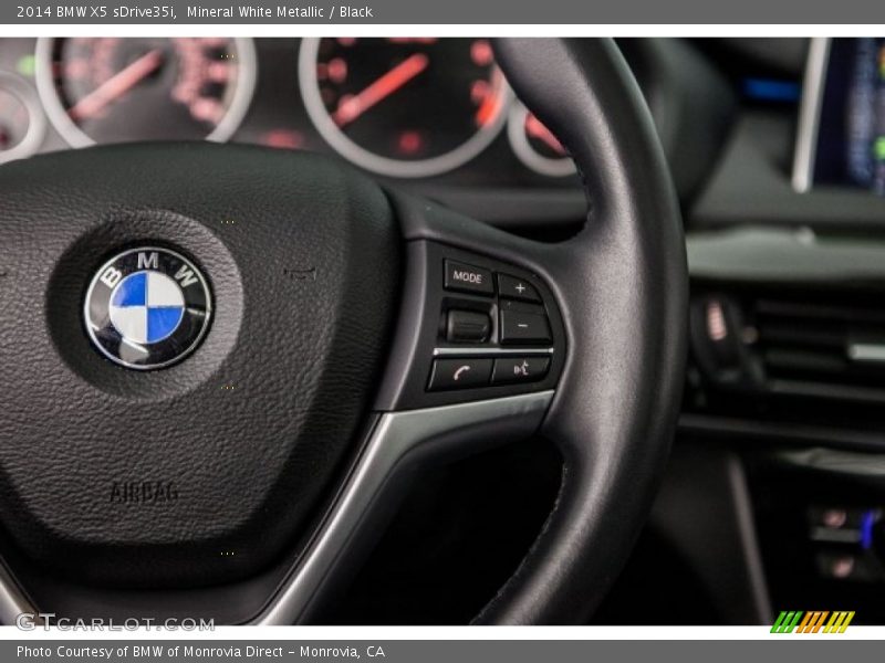 Mineral White Metallic / Black 2014 BMW X5 sDrive35i