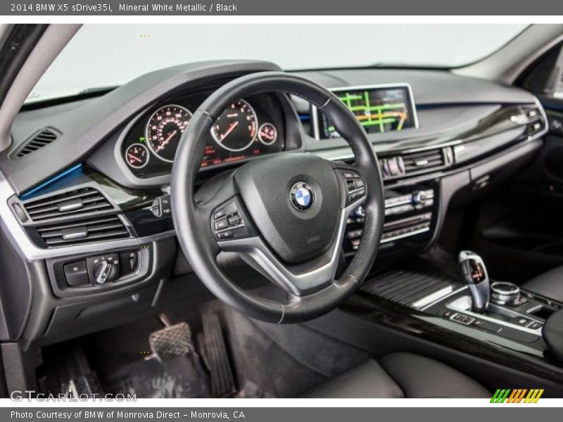 Mineral White Metallic / Black 2014 BMW X5 sDrive35i
