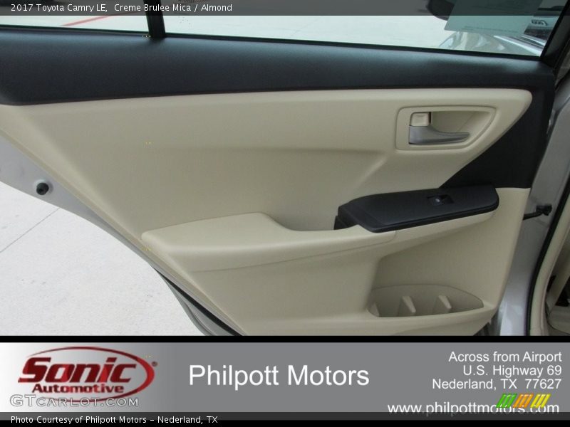 Creme Brulee Mica / Almond 2017 Toyota Camry LE