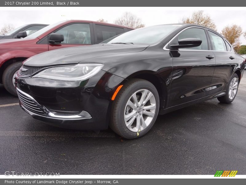 Black / Black 2017 Chrysler 200 Limited