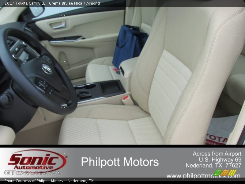 Creme Brulee Mica / Almond 2017 Toyota Camry LE