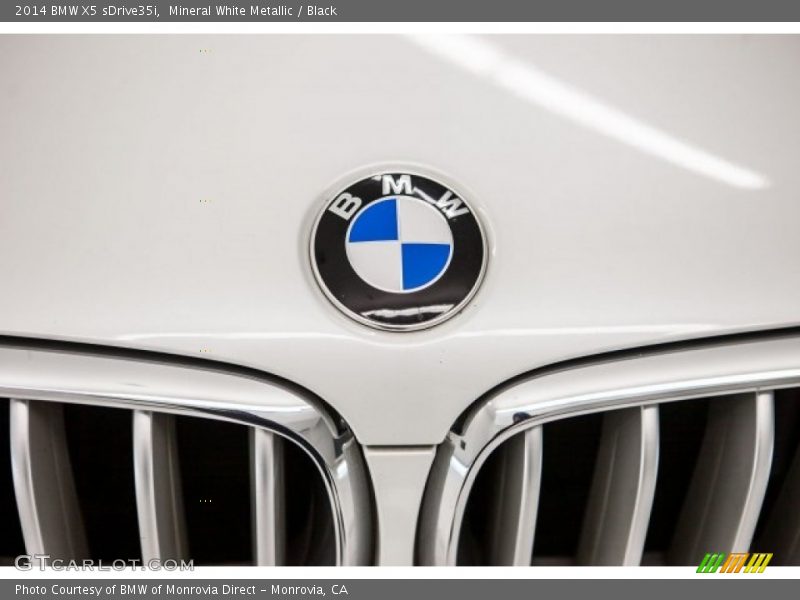 Mineral White Metallic / Black 2014 BMW X5 sDrive35i