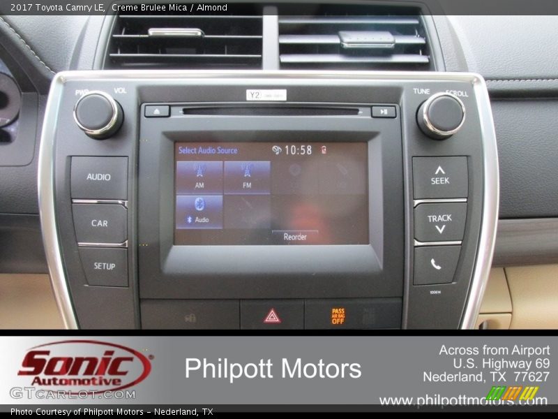 Creme Brulee Mica / Almond 2017 Toyota Camry LE