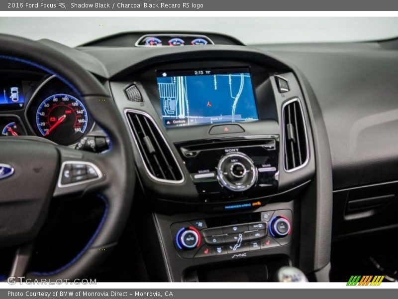 Controls of 2016 Focus RS