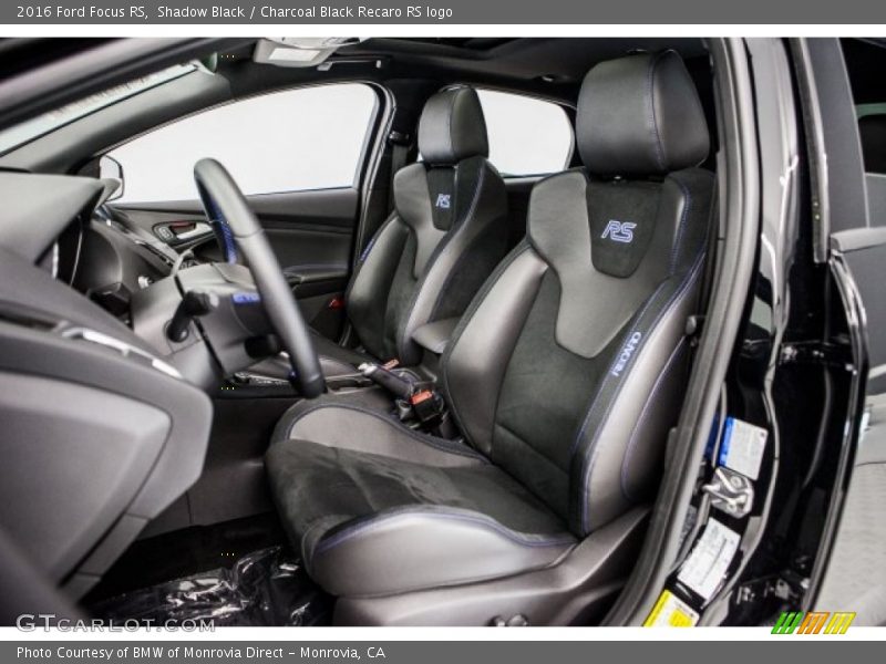 Front Seat of 2016 Focus RS