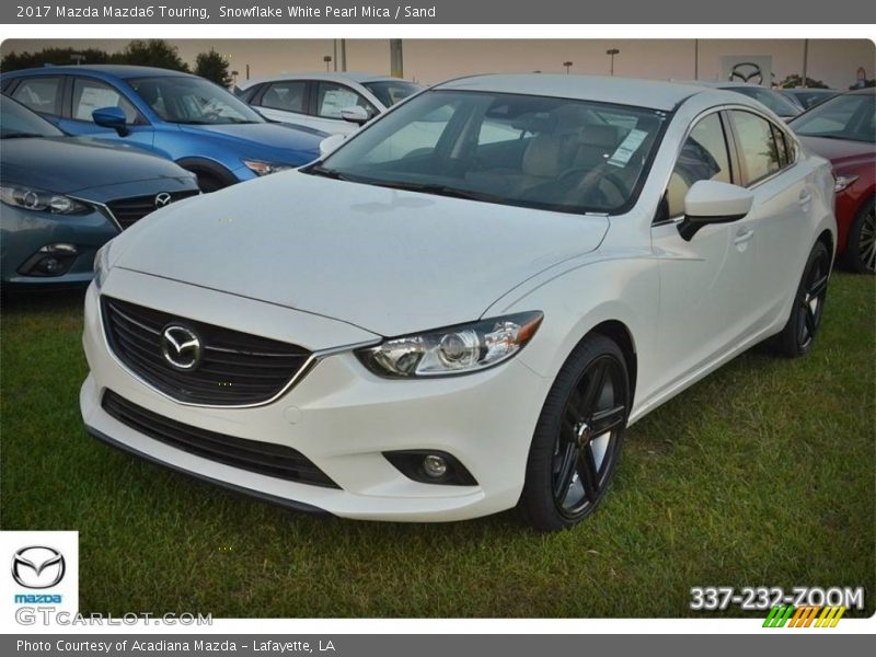 Snowflake White Pearl Mica / Sand 2017 Mazda Mazda6 Touring