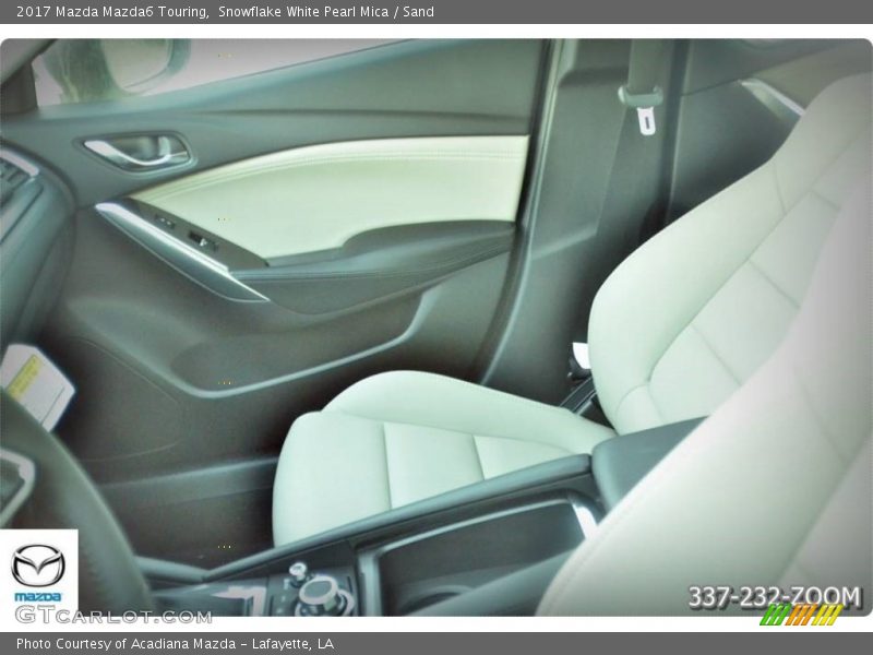 Snowflake White Pearl Mica / Sand 2017 Mazda Mazda6 Touring
