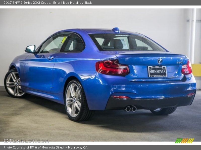 Estoril Blue Metallic / Black 2017 BMW 2 Series 230i Coupe