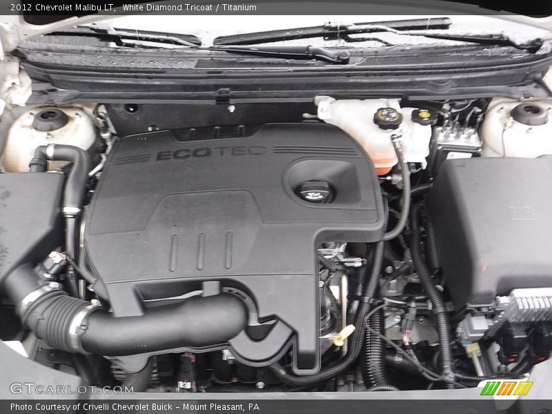 White Diamond Tricoat / Titanium 2012 Chevrolet Malibu LT