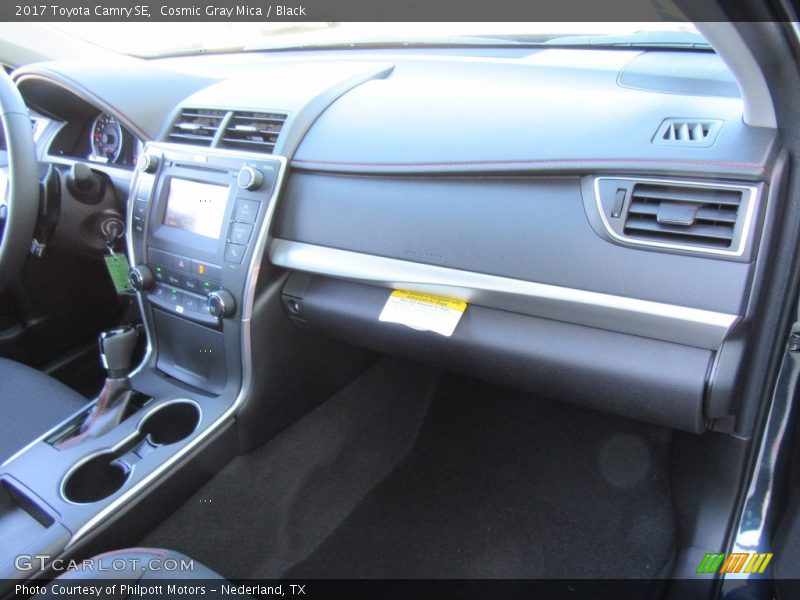 Cosmic Gray Mica / Black 2017 Toyota Camry SE