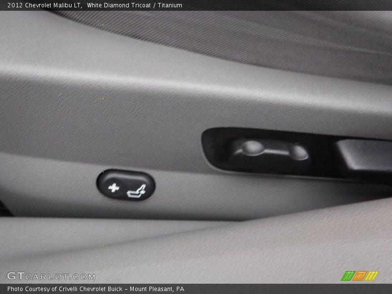 White Diamond Tricoat / Titanium 2012 Chevrolet Malibu LT