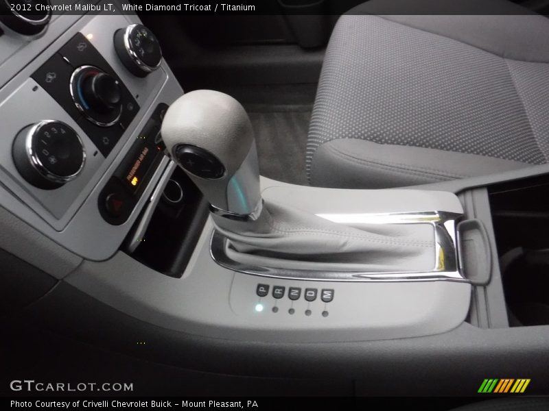 White Diamond Tricoat / Titanium 2012 Chevrolet Malibu LT