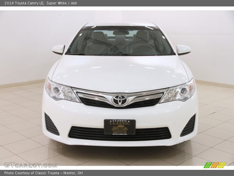 Super White / Ash 2014 Toyota Camry LE