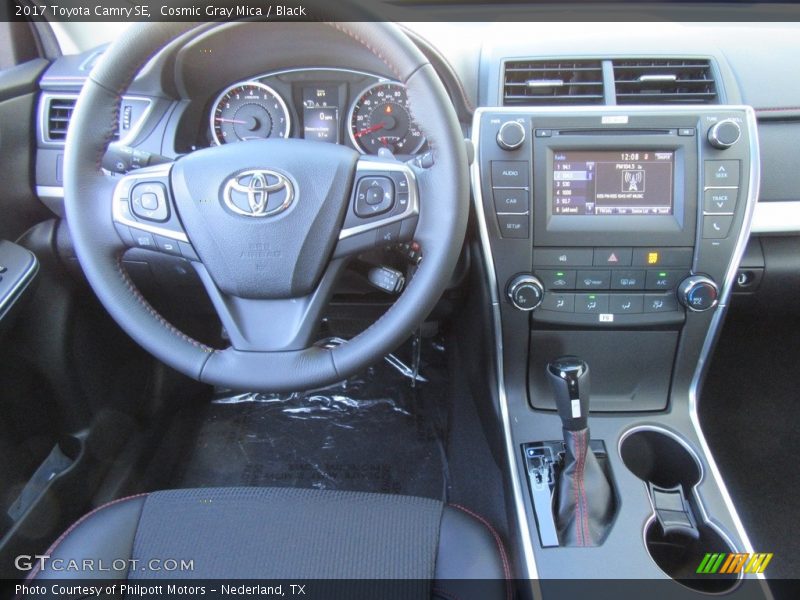 Cosmic Gray Mica / Black 2017 Toyota Camry SE