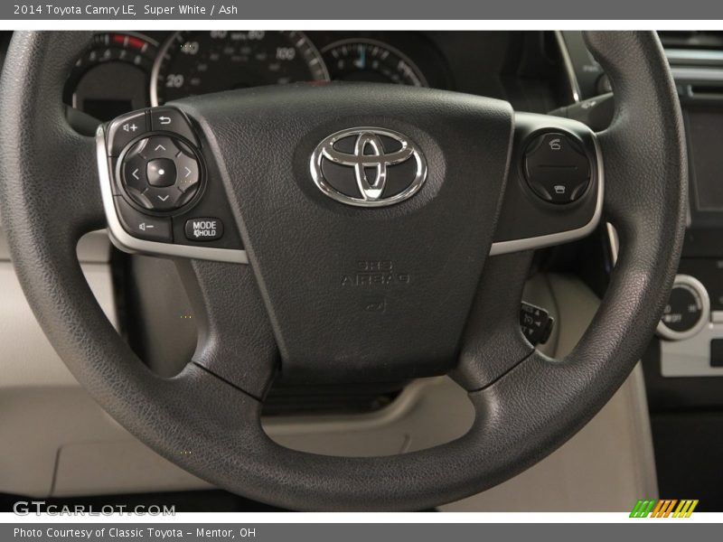 Super White / Ash 2014 Toyota Camry LE