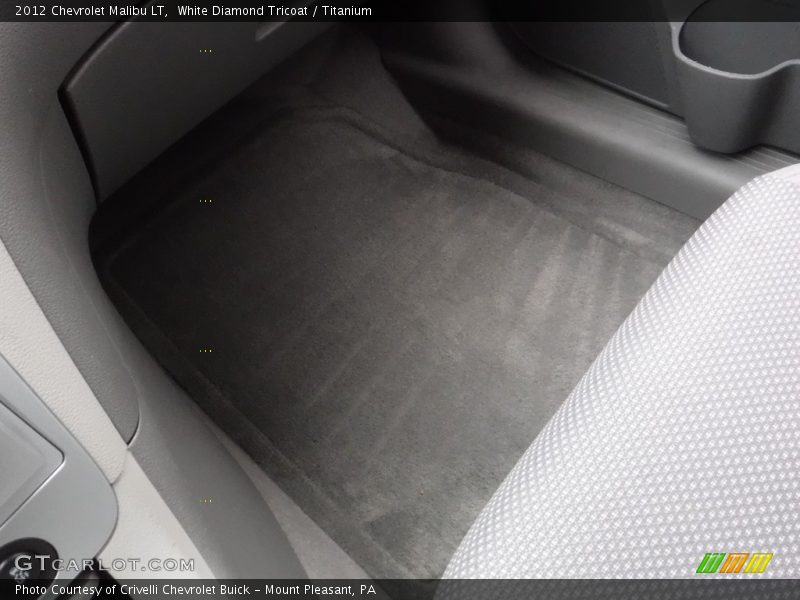 White Diamond Tricoat / Titanium 2012 Chevrolet Malibu LT