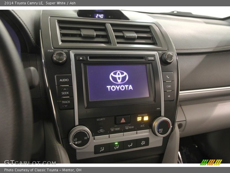 Super White / Ash 2014 Toyota Camry LE