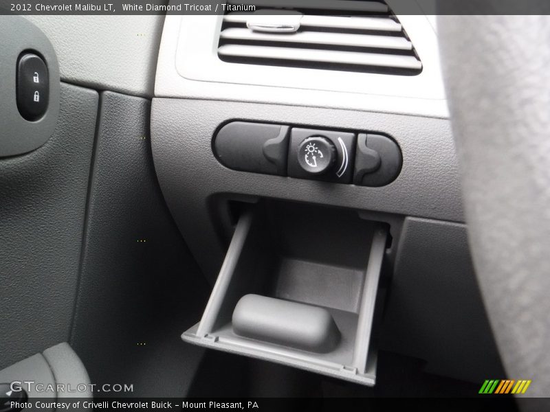 White Diamond Tricoat / Titanium 2012 Chevrolet Malibu LT