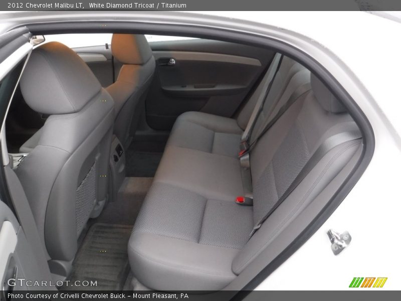 White Diamond Tricoat / Titanium 2012 Chevrolet Malibu LT
