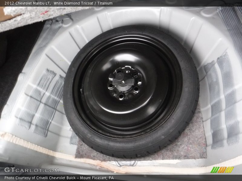 White Diamond Tricoat / Titanium 2012 Chevrolet Malibu LT
