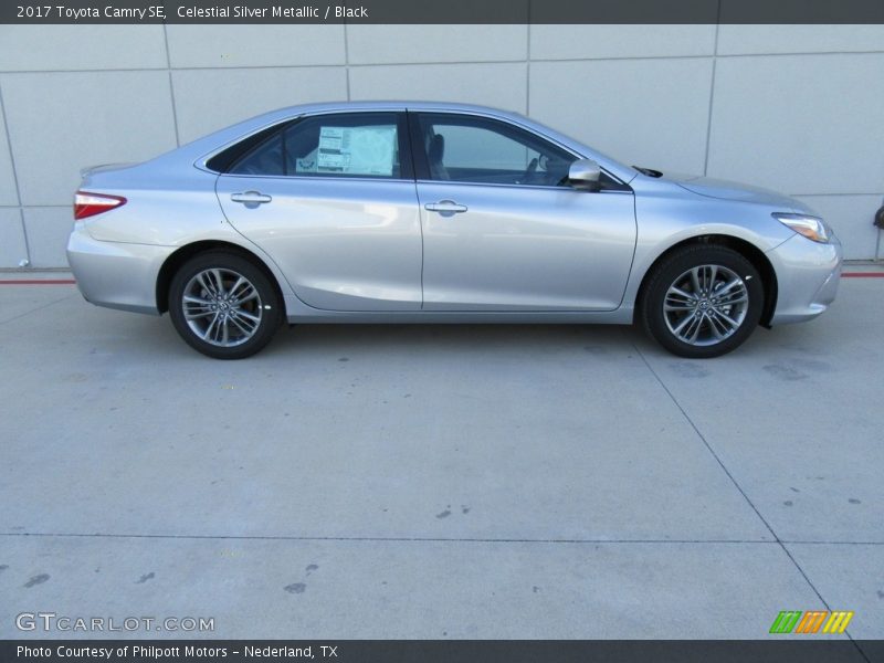 Celestial Silver Metallic / Black 2017 Toyota Camry SE