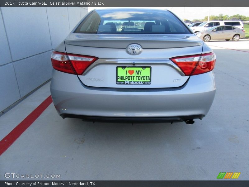 Celestial Silver Metallic / Black 2017 Toyota Camry SE