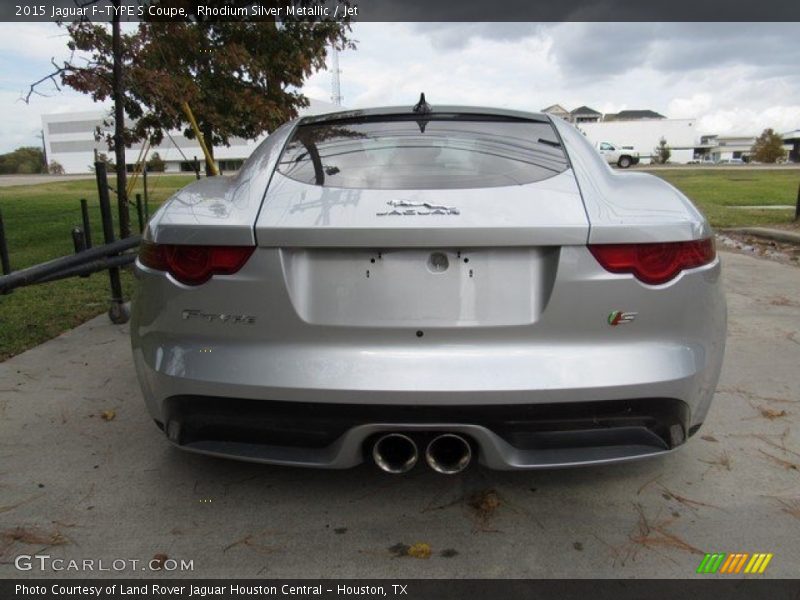 Rhodium Silver Metallic / Jet 2015 Jaguar F-TYPE S Coupe