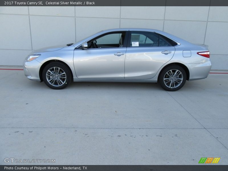 Celestial Silver Metallic / Black 2017 Toyota Camry SE