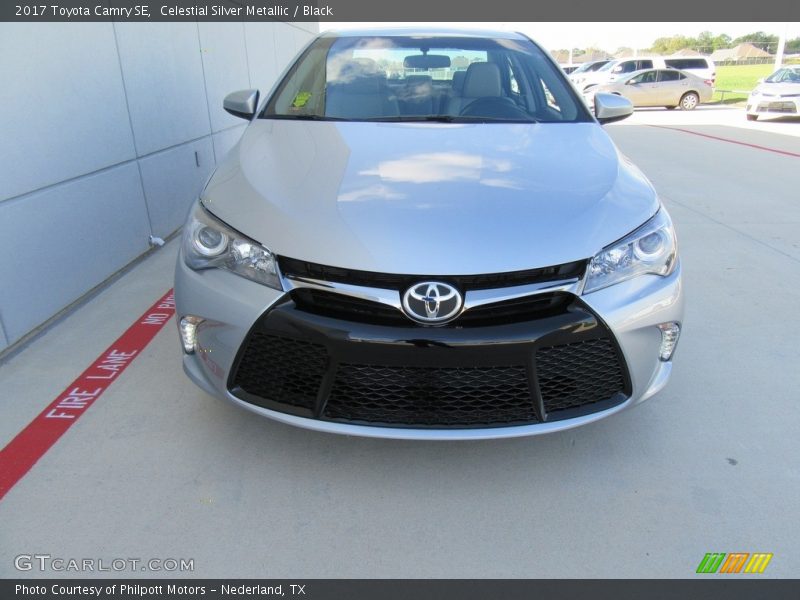 Celestial Silver Metallic / Black 2017 Toyota Camry SE