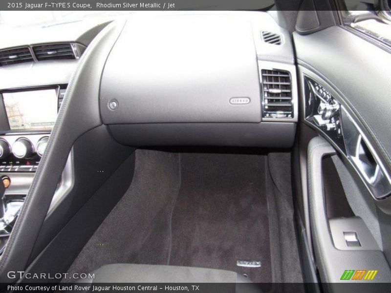 Rhodium Silver Metallic / Jet 2015 Jaguar F-TYPE S Coupe