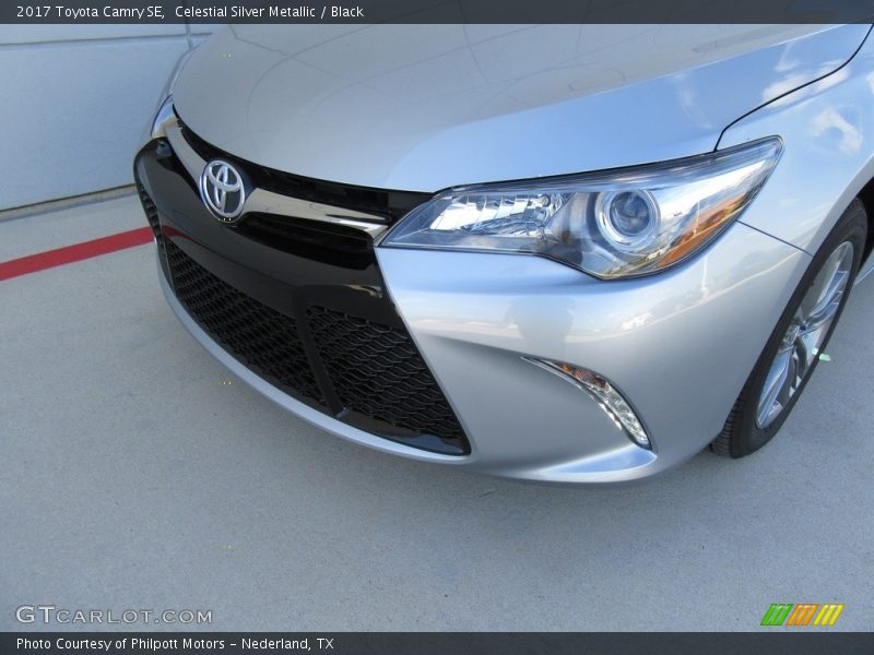 Celestial Silver Metallic / Black 2017 Toyota Camry SE