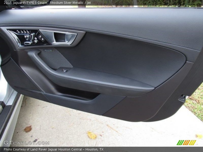 Rhodium Silver Metallic / Jet 2015 Jaguar F-TYPE S Coupe