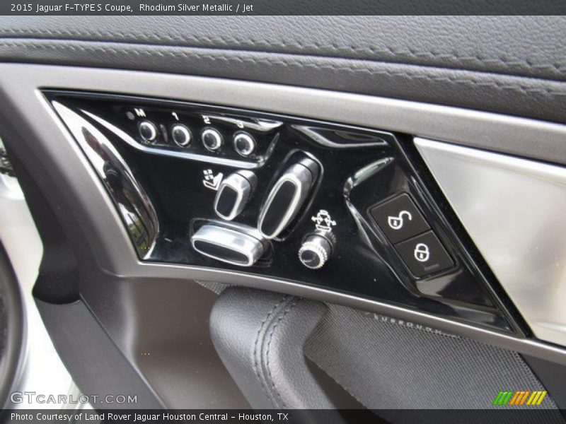 Rhodium Silver Metallic / Jet 2015 Jaguar F-TYPE S Coupe