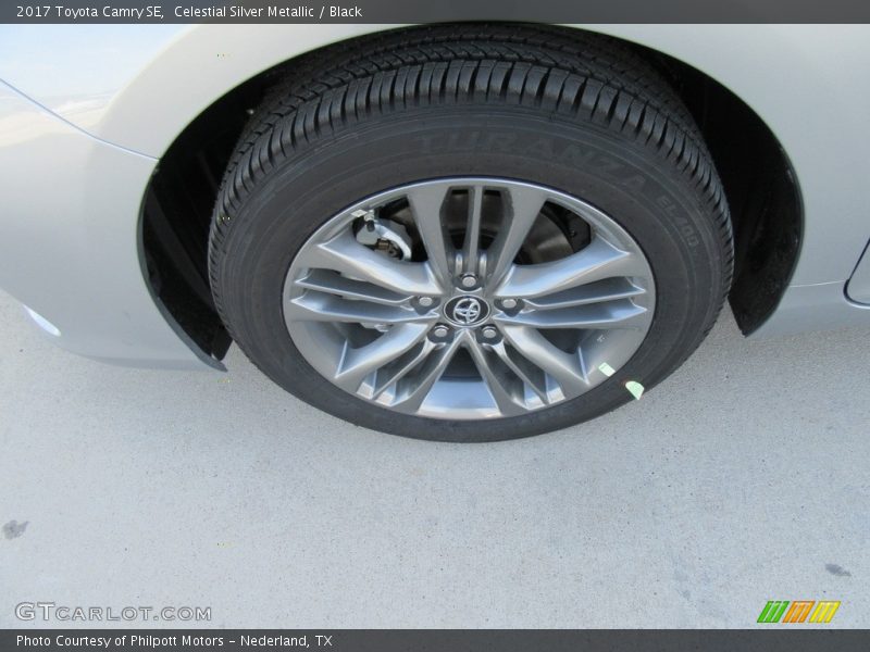 Celestial Silver Metallic / Black 2017 Toyota Camry SE