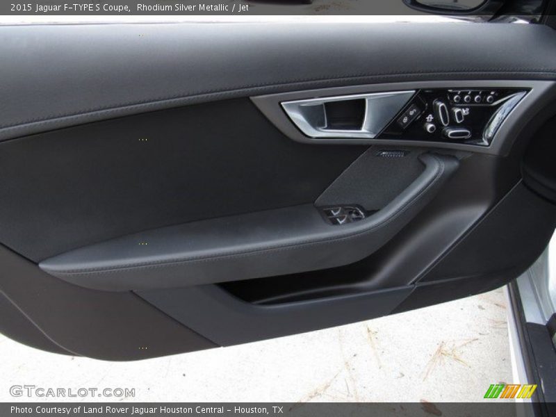 Rhodium Silver Metallic / Jet 2015 Jaguar F-TYPE S Coupe