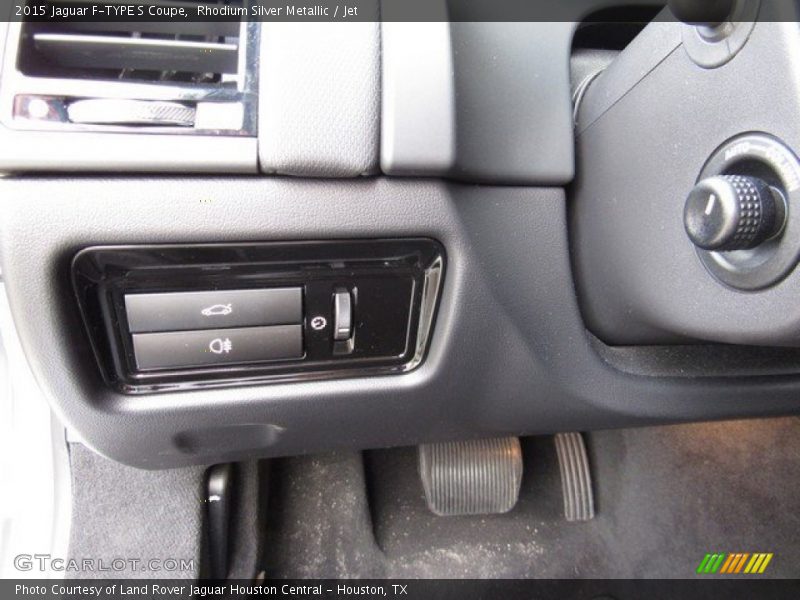 Rhodium Silver Metallic / Jet 2015 Jaguar F-TYPE S Coupe