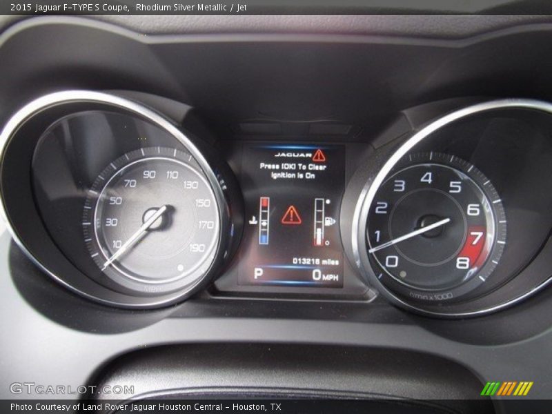  2015 F-TYPE S Coupe S Coupe Gauges