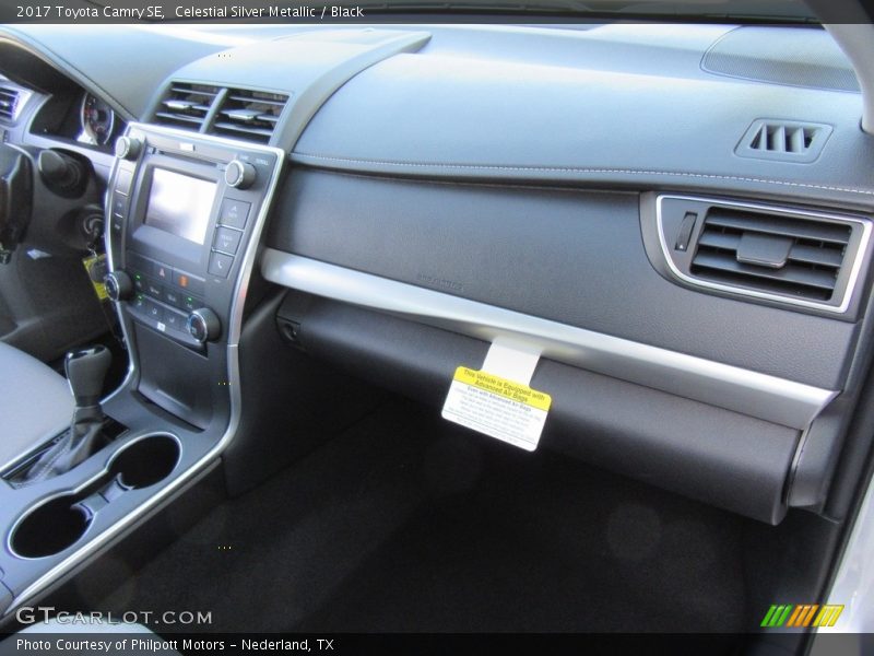 Celestial Silver Metallic / Black 2017 Toyota Camry SE