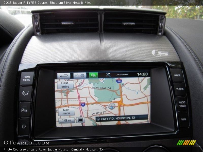 Navigation of 2015 F-TYPE S Coupe