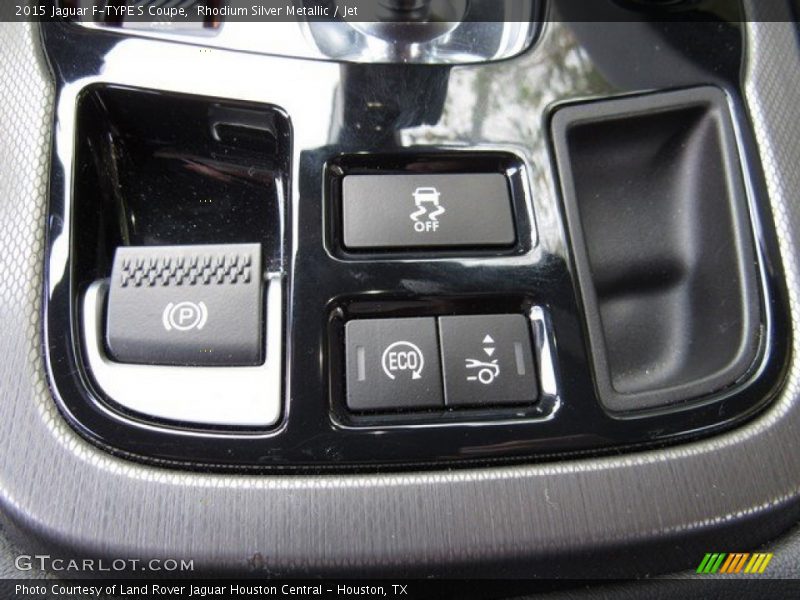 Rhodium Silver Metallic / Jet 2015 Jaguar F-TYPE S Coupe