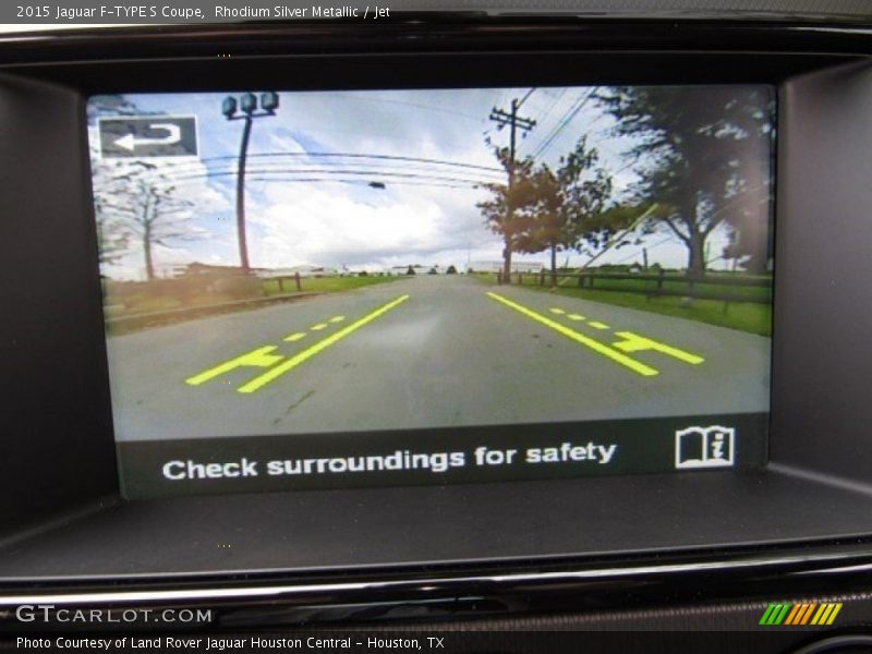 Rhodium Silver Metallic / Jet 2015 Jaguar F-TYPE S Coupe