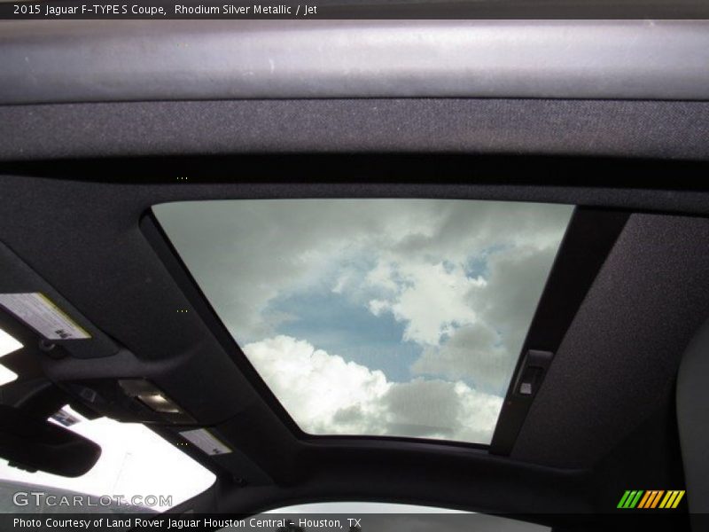 Rhodium Silver Metallic / Jet 2015 Jaguar F-TYPE S Coupe