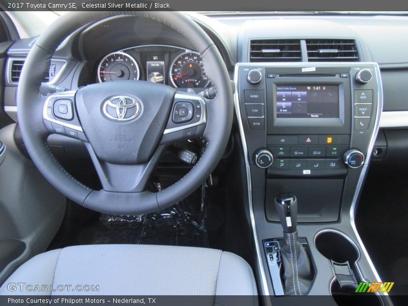 Celestial Silver Metallic / Black 2017 Toyota Camry SE