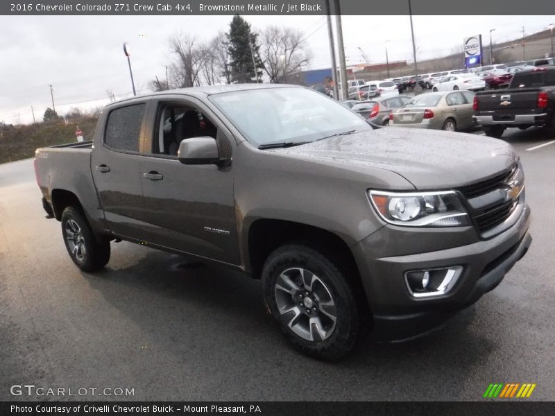 Brownstone Metallic / Jet Black 2016 Chevrolet Colorado Z71 Crew Cab 4x4