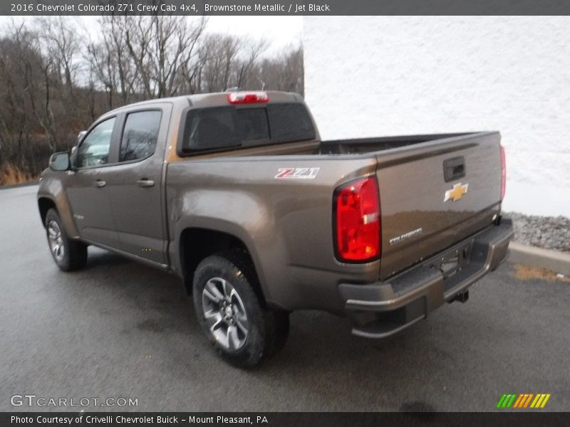 Brownstone Metallic / Jet Black 2016 Chevrolet Colorado Z71 Crew Cab 4x4