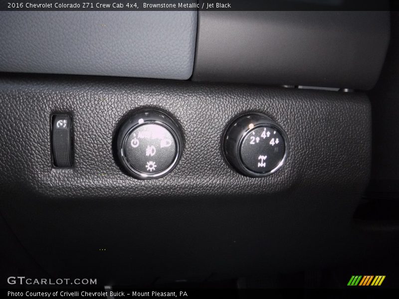 Brownstone Metallic / Jet Black 2016 Chevrolet Colorado Z71 Crew Cab 4x4